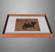 安顺市书画装裱配框服务案例